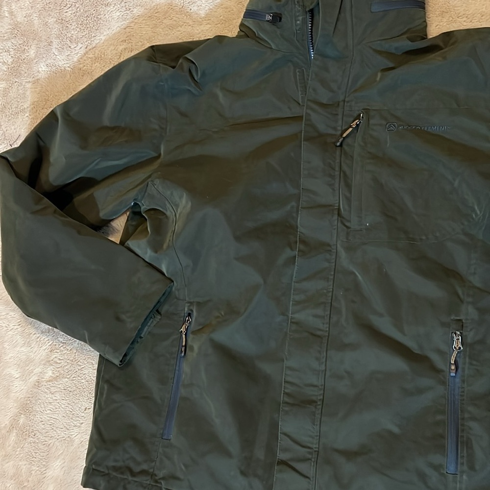Men’s Size Large Rugged Elements Jacket. Dark Gre… - image 3